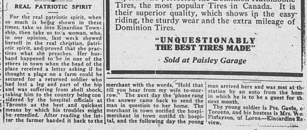 Paisley Advocate, July 2, 1919